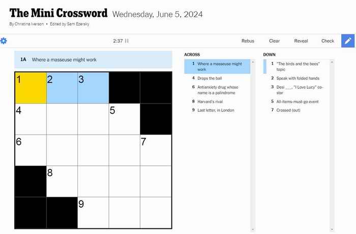 The Mini Crossword